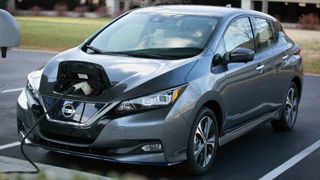 2022 Nissan Leaf electric charging