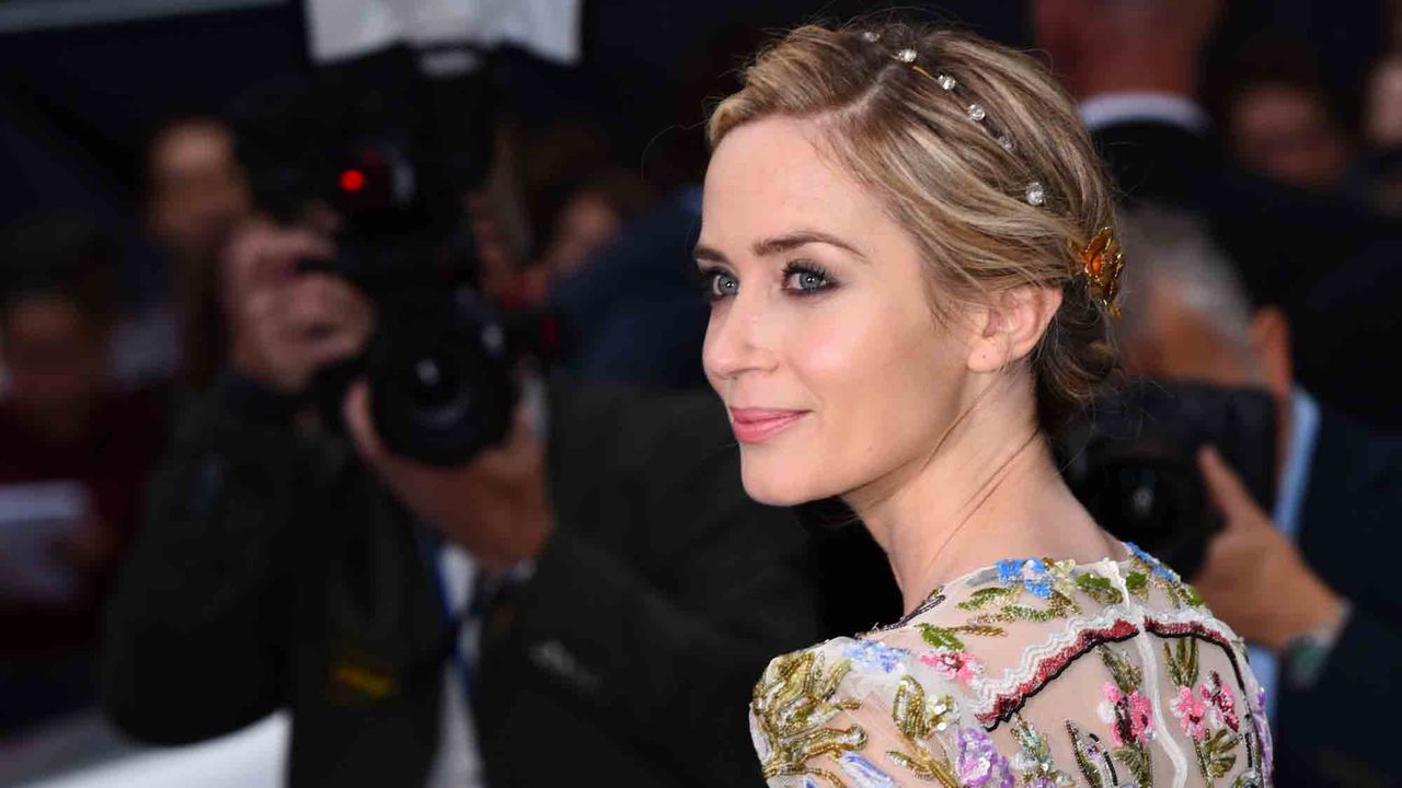 Emily Blunt at The Girl on the Train premiere