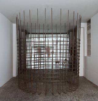 Antecedent Reinforcement, 2018, by Karsten Födinger, steel