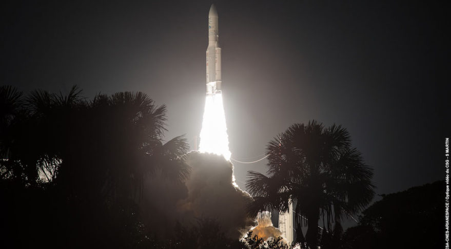 Ariane 5 rocket satellite launch