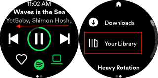 Access Your Library in Spotify on Galaxy Watch 5