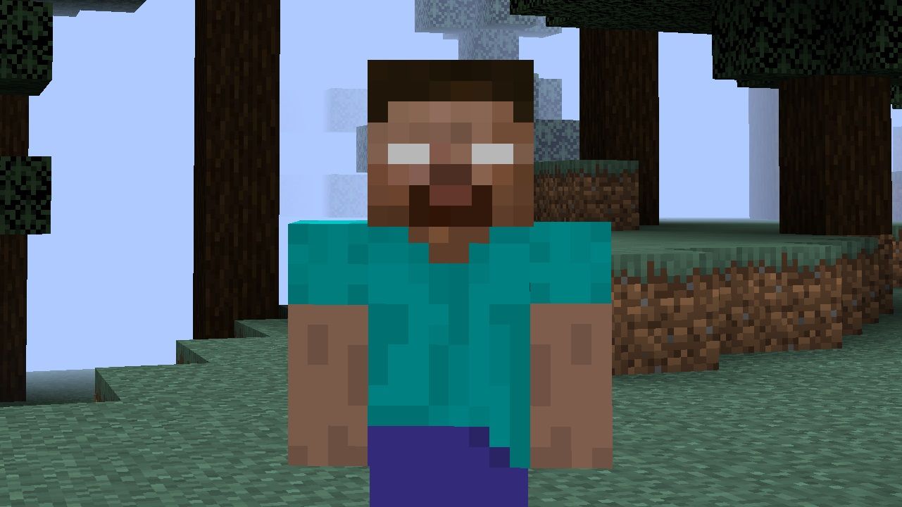 Minecraft Herobrine: The story of Minecraft's famous creepypasta | PC Gamer, image size:1281x720