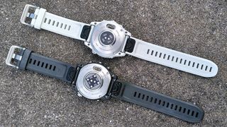 Garmin Fenix 7 Pro and Fenix 7 GPS watch backs