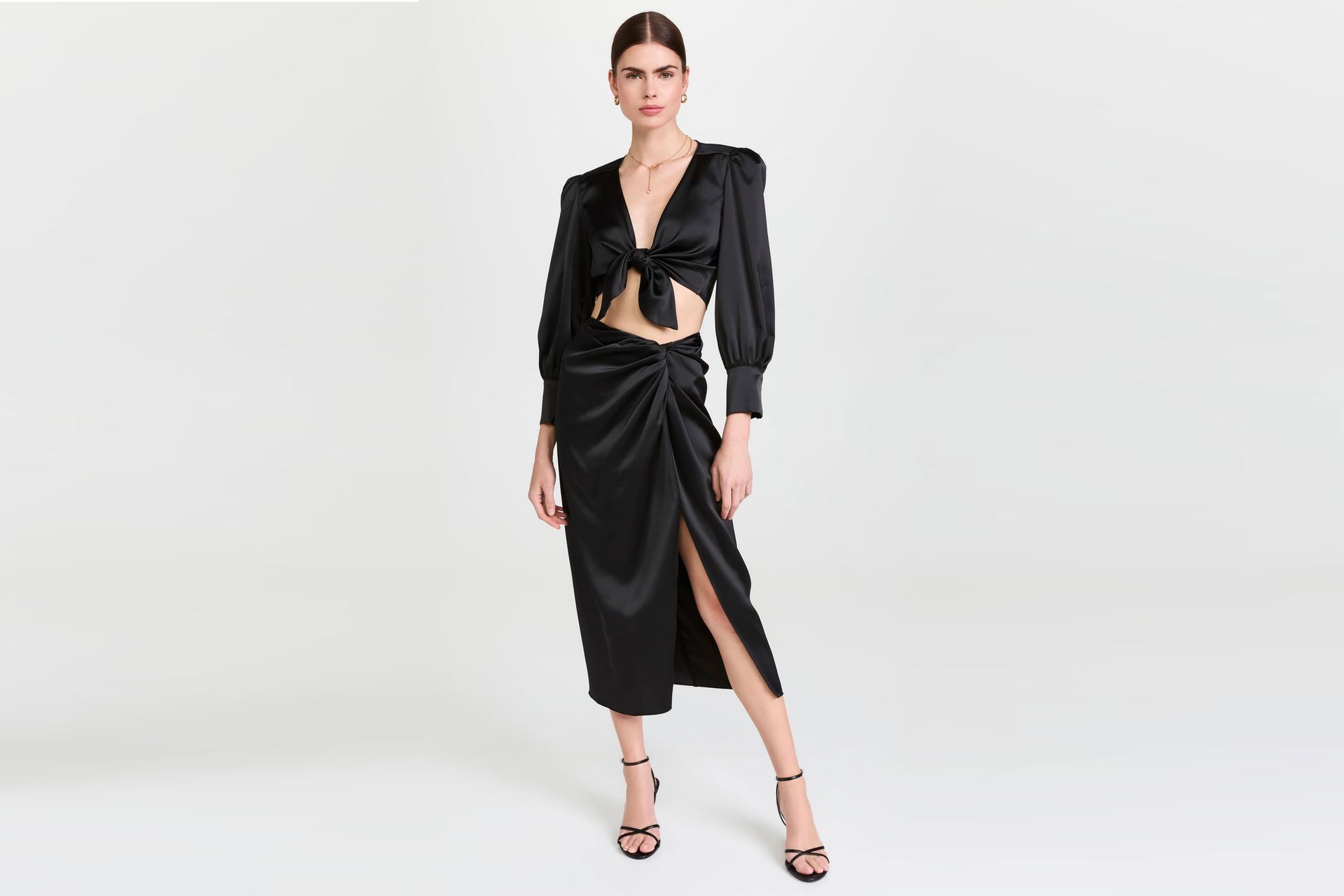 WAYF Twisted Silky Matching Set