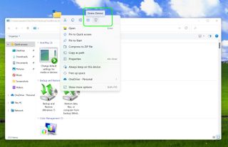Deleting the Windows 11 God mode folder