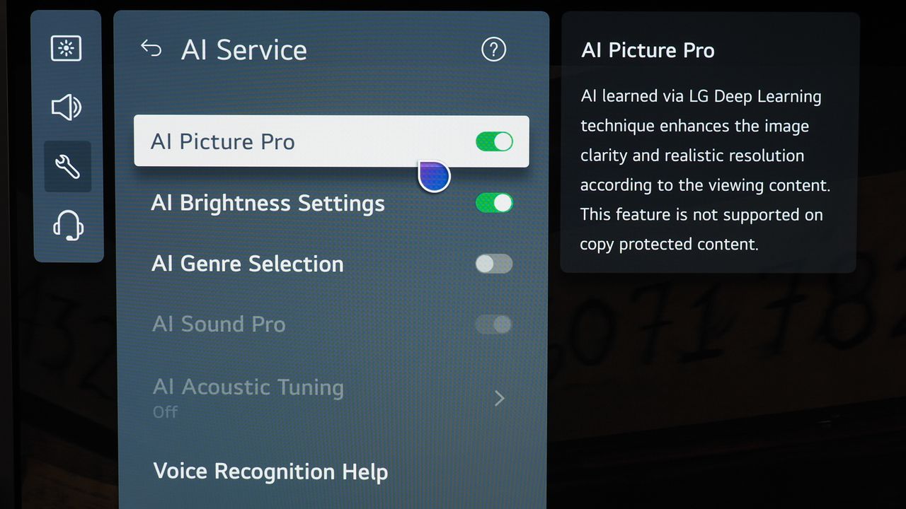 LG G3 OLED review - settings