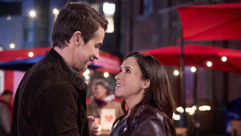 Robert Buckley and Lacey Chabert in "An Unexpected Valentine" movie (2025)
