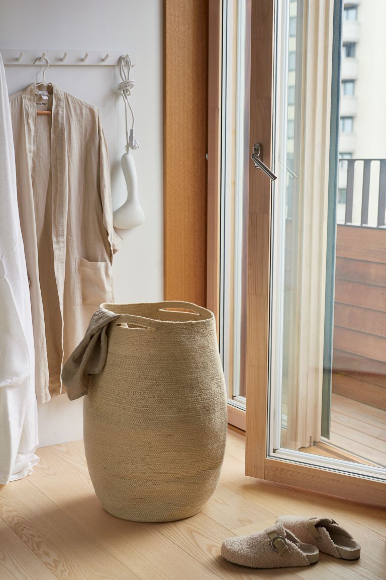 Jute Laundry Basket
