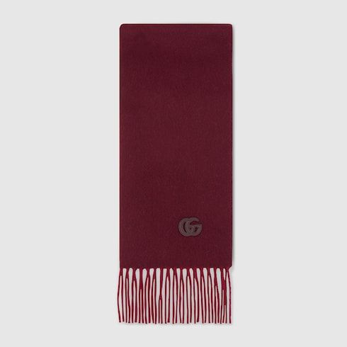 Cashmere Scarf With Patch