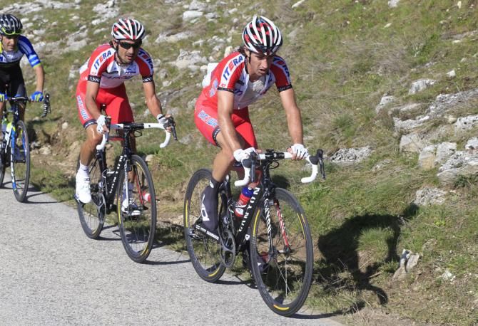 Daniel Moreno (Katusha) sits in the top ten