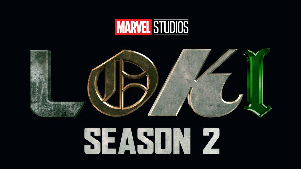 A screenshot of the official logo for Loki season 2 on Disney Plus