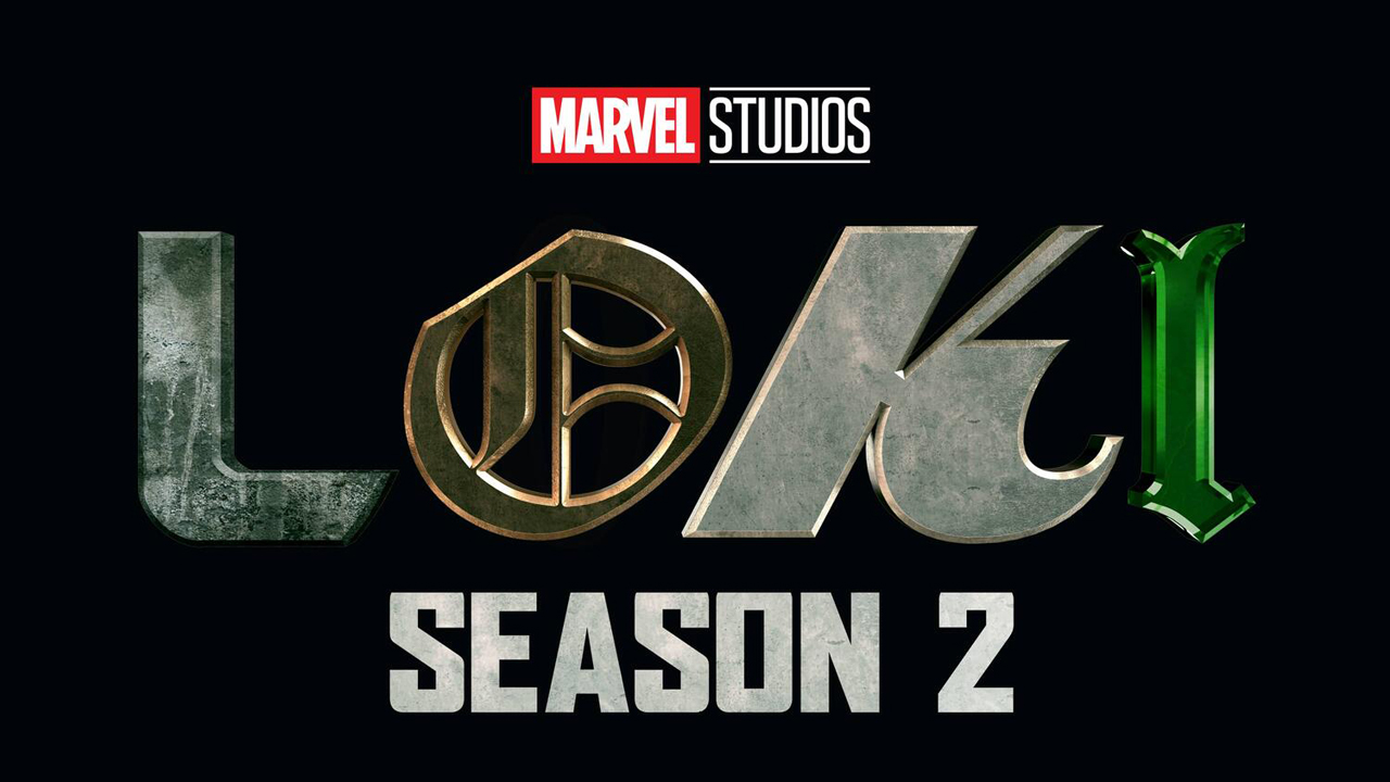 Et skærmbillede af det officielle logo for Loki sæson 2 på Disney Plus