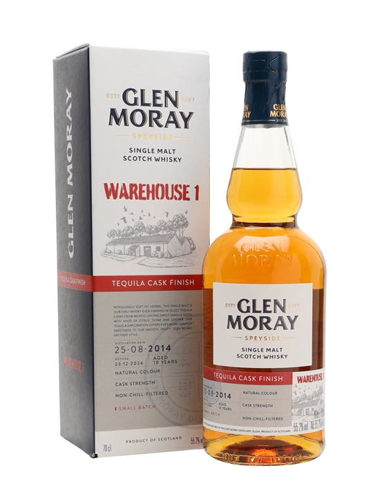 Glen Moray 2014 Tequila Finish Warehouse 1 Release