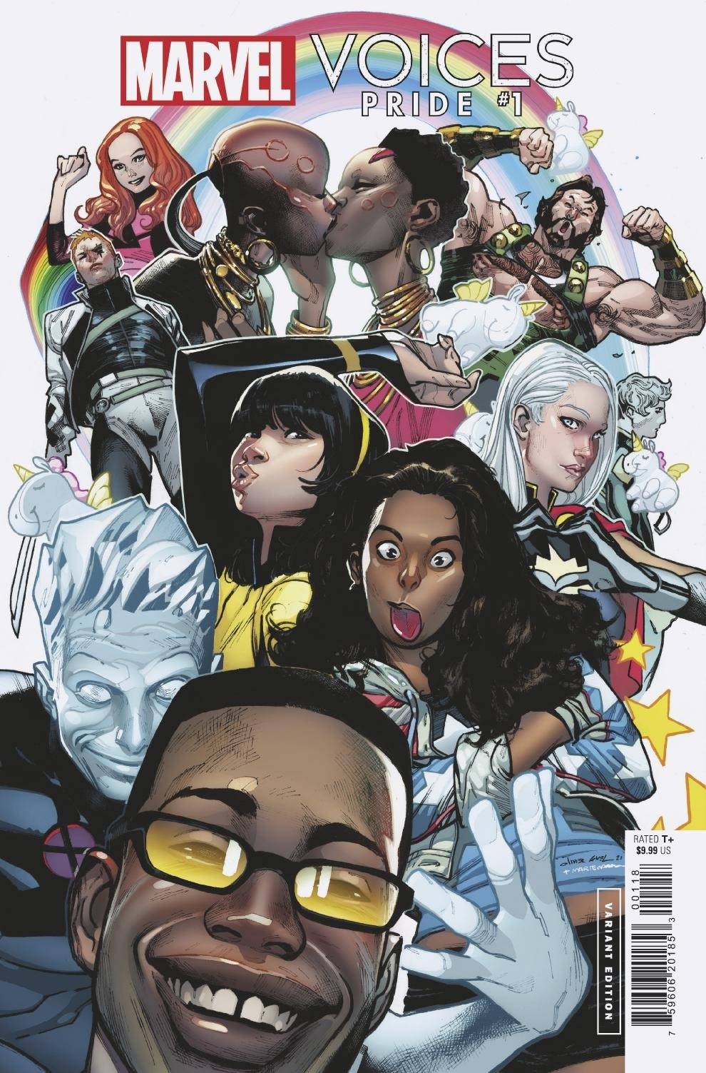 Marvel's Voices: Pride #1 covers