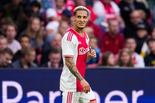AMSTERDAM, NETHERLANDS – JULY 26: Antony of Ajax during the Friendly match between Ajax and Shakhtar Donetsk at Johan Cruijff Arena on July 26, 2022 in Amsterdam, Netherlands (Photo by Patrick Goosen/Orange Pictures)