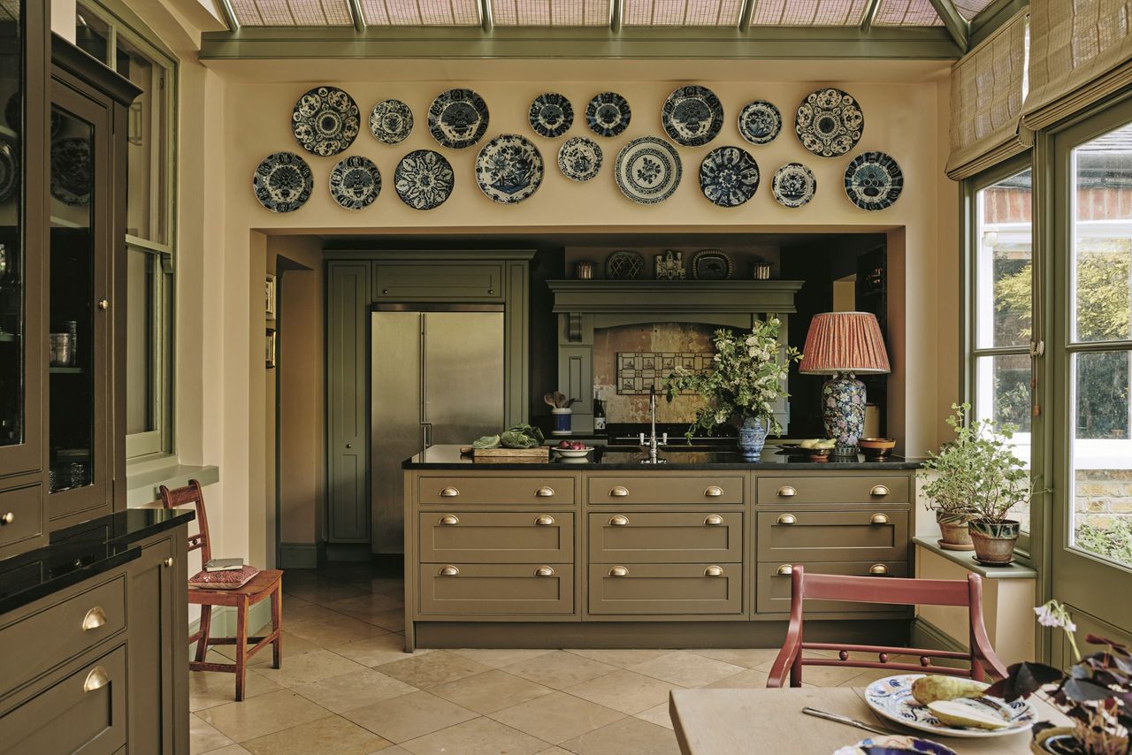 Shades of Nature: the use of earthy tones is the key to this kitchen by Tamsin Saunders.