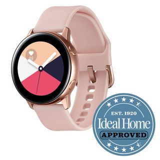 Samsung Galaxy Active watch with Ideal Home approved logo