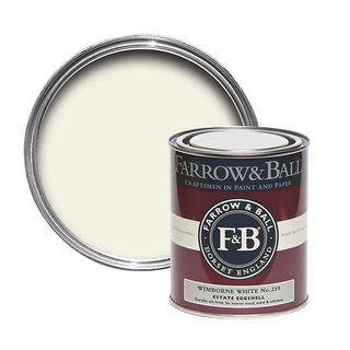 white farrow and ball paint tin