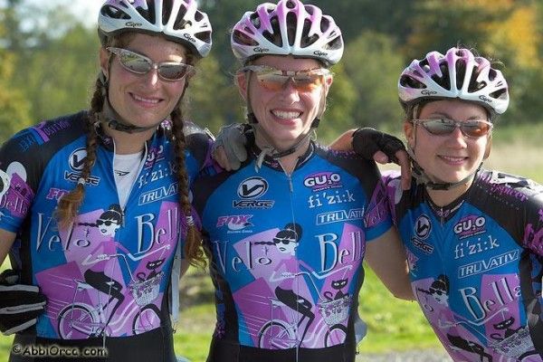 Sarah Kerlin, Barbara Howe and Melodie Metzger (Velo Bella)