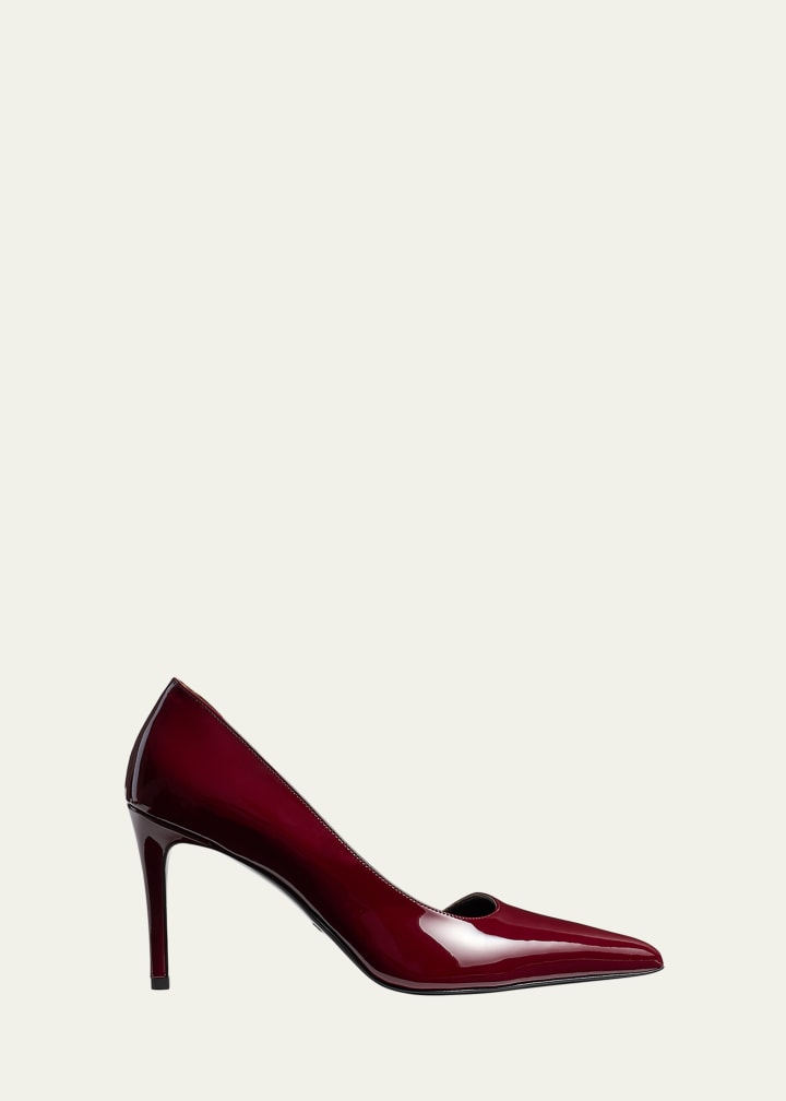 Jett Patent Leather Stiletto D'orsay Pumps