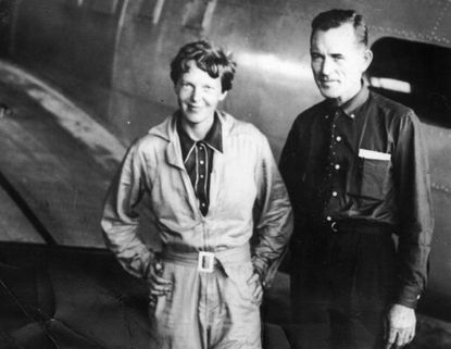 Amelia Earhart and Fred Noonan.