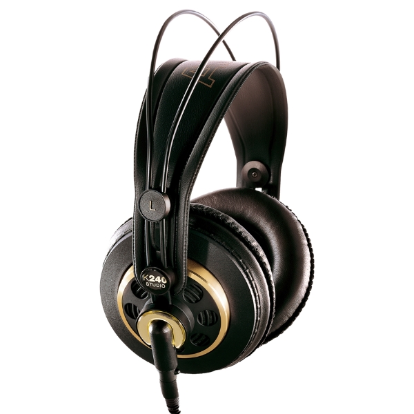 A pair of AKG K240 Studio headphones