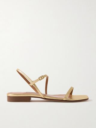 Hope Metallic Leather Sandals