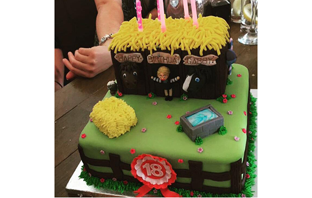 &amp;ldquo;I had an amazing cake for my 18th birthday, featuring my two horses Woosnam and Albus&amp;rdquo; &amp;mdash; Gabrielle Chafer