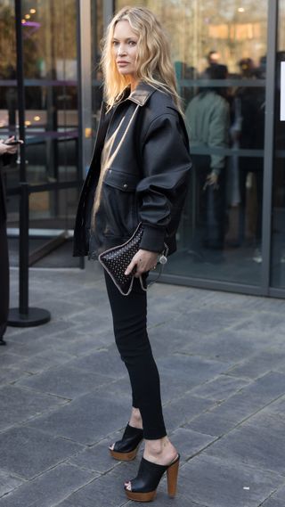 Kate Moss attends the Stella McCartney Womenswear Fall/Winter 2025-2026 show as part of Paris Fashion Week