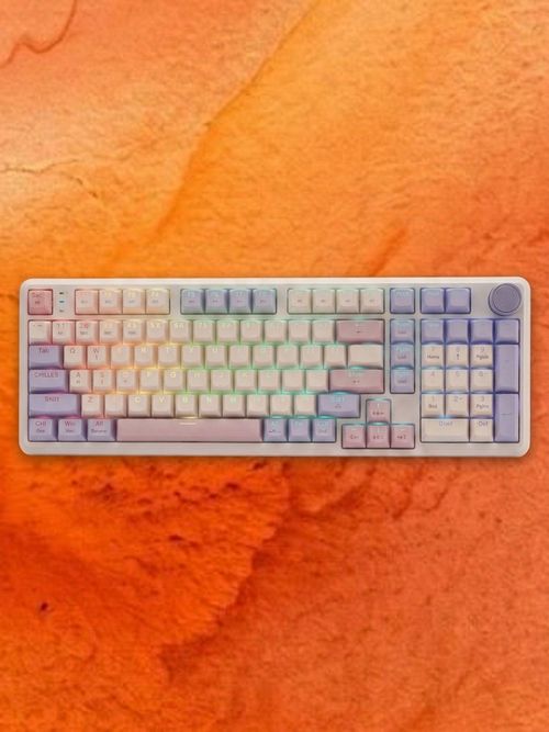 Redragon K768 Pro Wireless 100-Key Gasket Gaming Keyboard, Knob + 8000mah