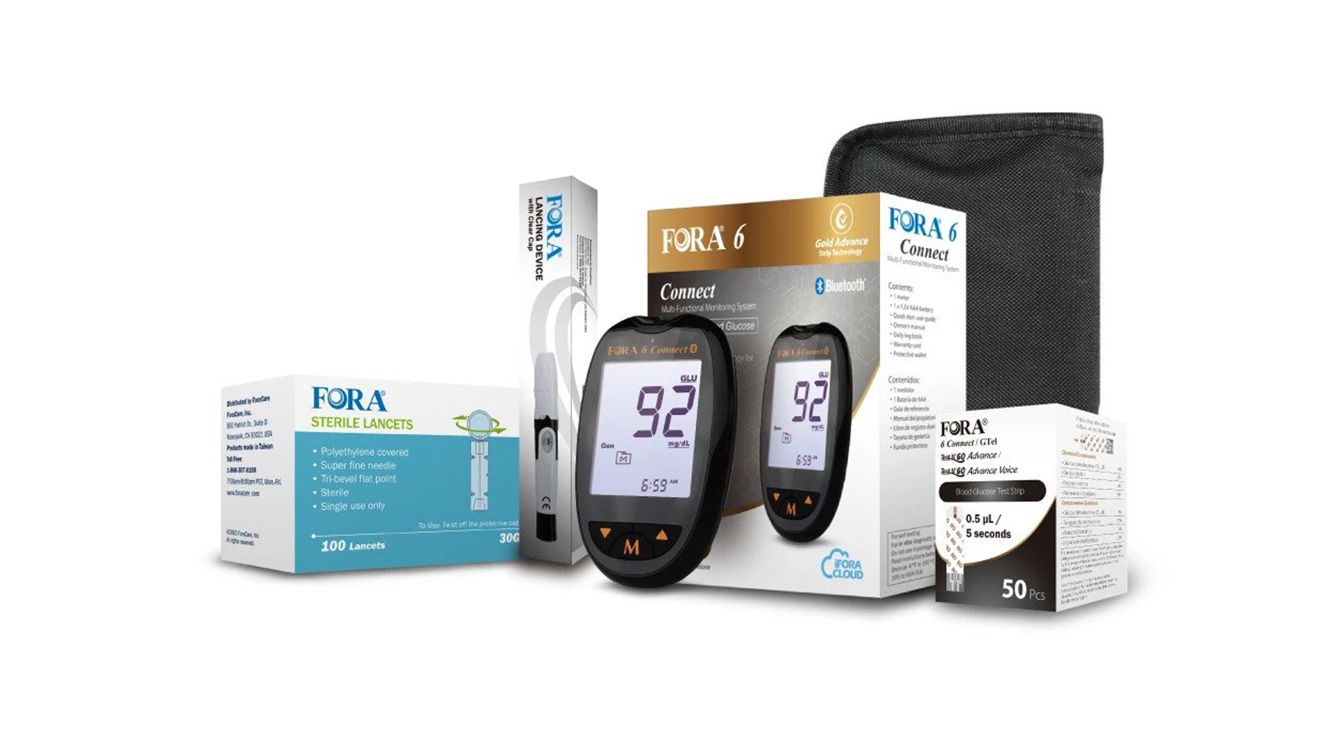 Best glucose meters: Fora 6 Connect glucometer and ketone meter