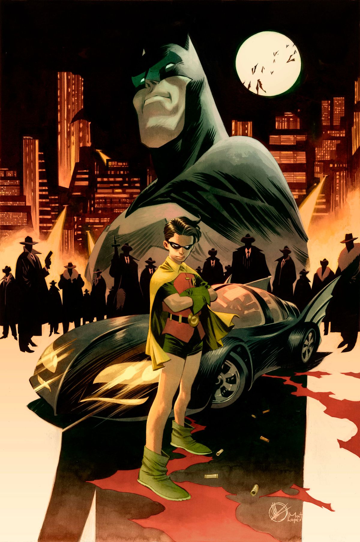 Art from Batman and Robin: Year One #1