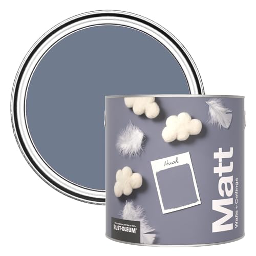 Rust-Oleum Colours Matt Emulsion Wall and Ceiling Paint - Hush 2.5l