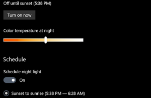 Fremragende hende Levere How to Eliminate Blue Light with Windows 10 Night Light | Laptop Mag