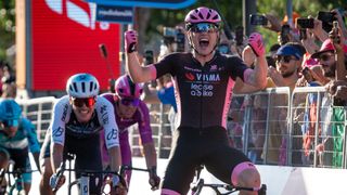 Olav Kooij wins a stage at the Giro d'Italia.