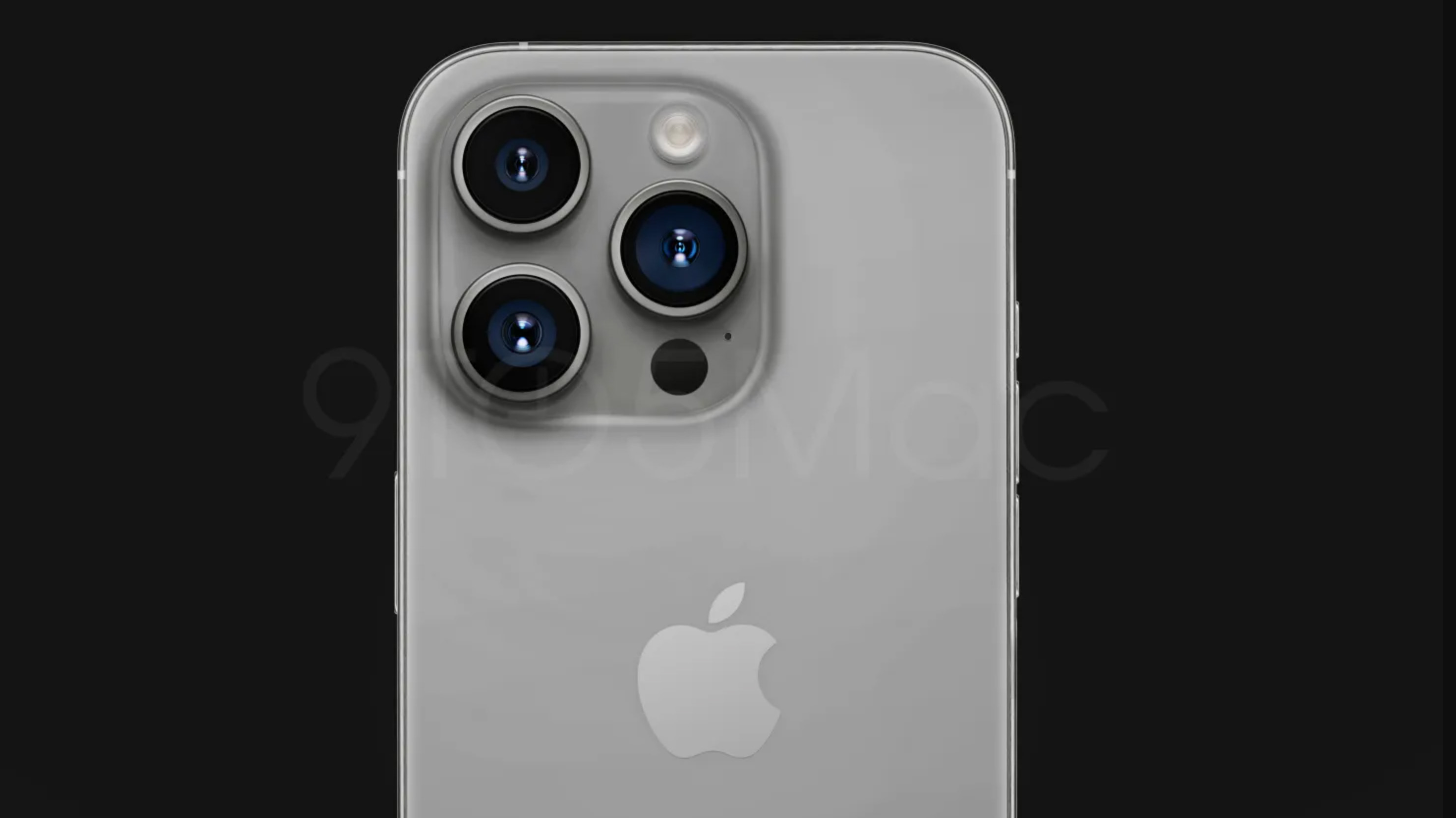 Un rendu du prétendu iPhone 15 Pro en Titan Grey