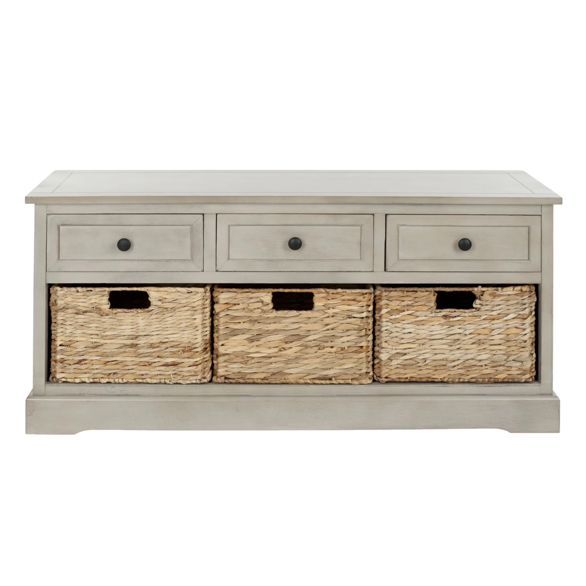 an entryway bench
