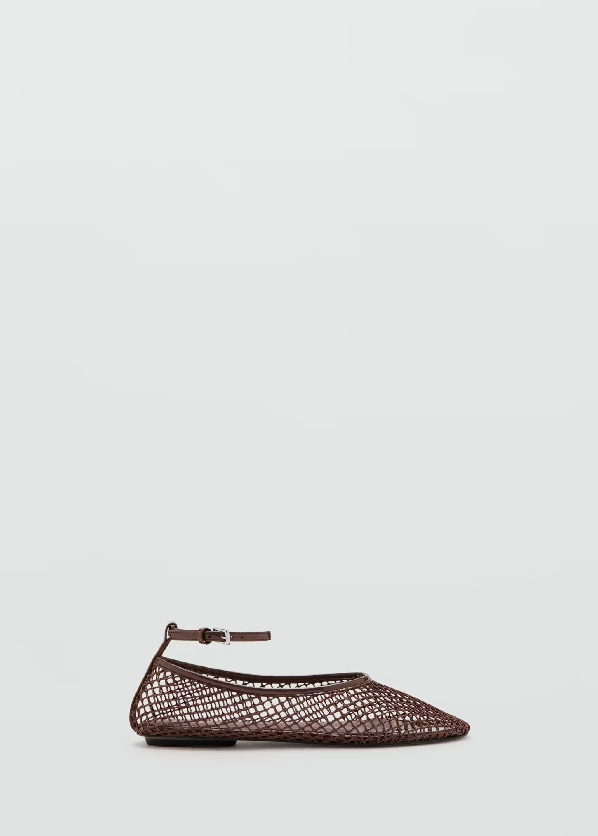 Mango, Ballet Flats with Mesh Bracelet