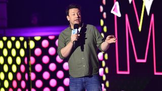 Jamie Oliver speaks at WE Day UK 2020.