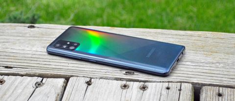 Samsung Galaxy A51 review back of phone