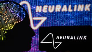 Neuralink logo and name on dark backround