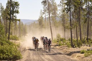 Dry and windy conditions made for plooms of dust during 2024 Oregon Trail Gravel