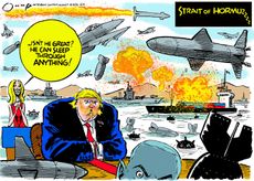Political cartoon