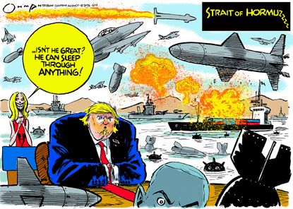 Political cartoon