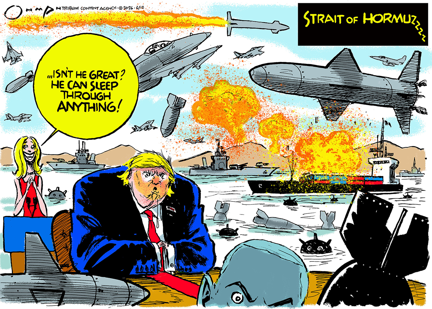 Political cartoon