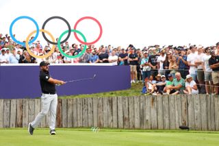 Germany's Stephan Jaeger in action during the 2024 Paris Olympics