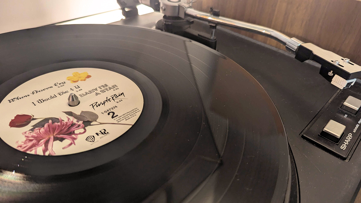 Purple Rain vinyl side B 