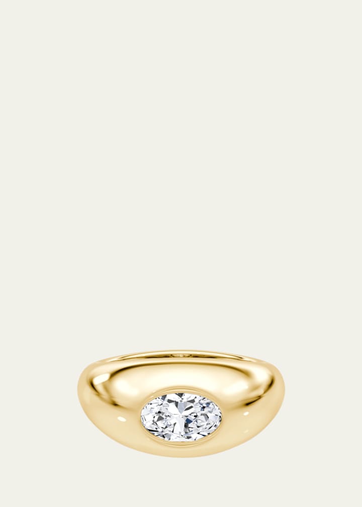 Petite Oval Dome Band
