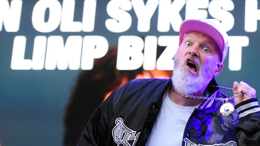 Fred Durst of Limp Bizkit performs onstage during Leeds Festival at Bramham Park on August 24, 2025 in Leeds, Englan