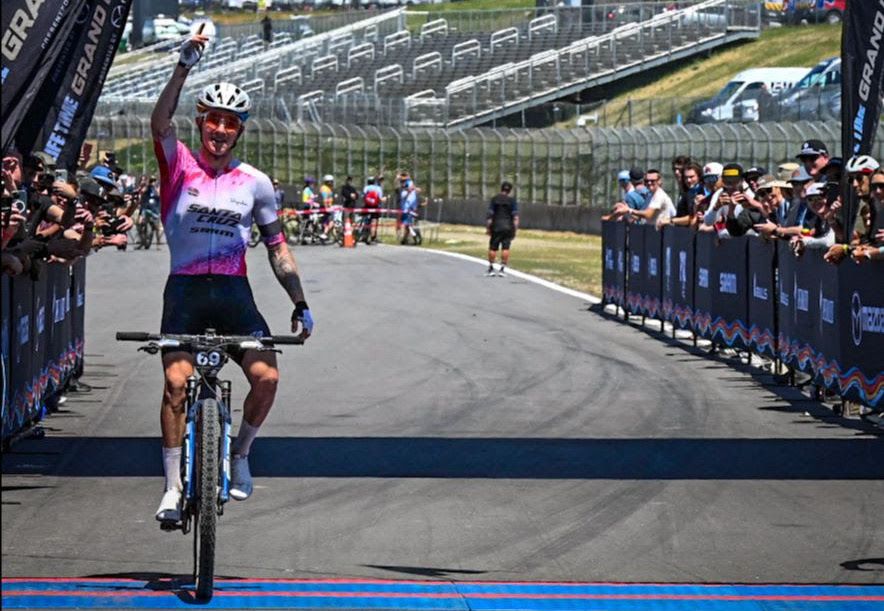 Keegan Swenson wins Sea Otter Classic Fuego XL for a third time in men's pro division
